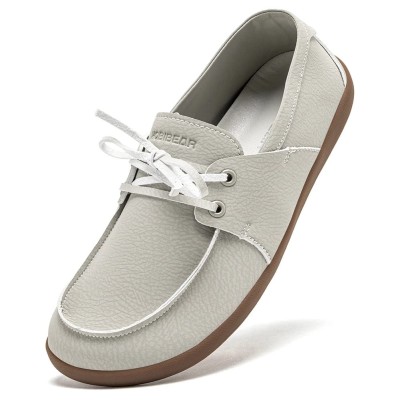 Damskie mokasyny barefoot z eko-skóry w różnych kolorach z elastyczną podeszwą i szerokim miejscem na palce.