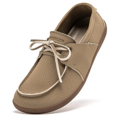 Damskie mokasyny barefoot z eko-skóry w różnych kolorach z elastyczną podeszwą i szerokim miejscem na palce.