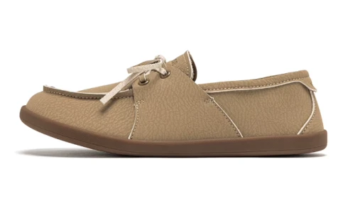 Damskie mokasyny barefoot z eko-skóry w różnych kolorach z elastyczną podeszwą i szerokim miejscem na palce.