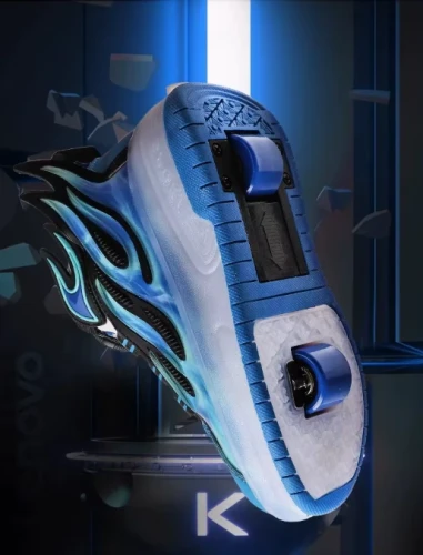 Dziecięce butorolki z chowanymi kółkami i świecącą podeszwą LED.