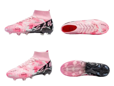 Buty piłkarskie męskie z systemem kołków do gry na trawie.