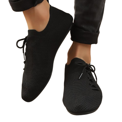 Lekkie męskie sneakersy z siateczki mesh ze sznurowadłami.