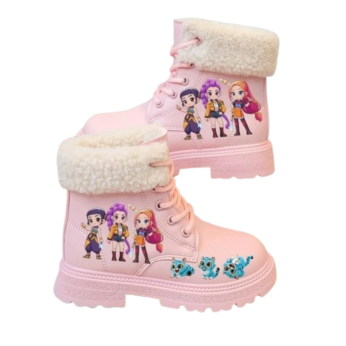 Buty zimowe dziewczęce Demon Hunters K-Pop trapery ocieplane 27-37 r